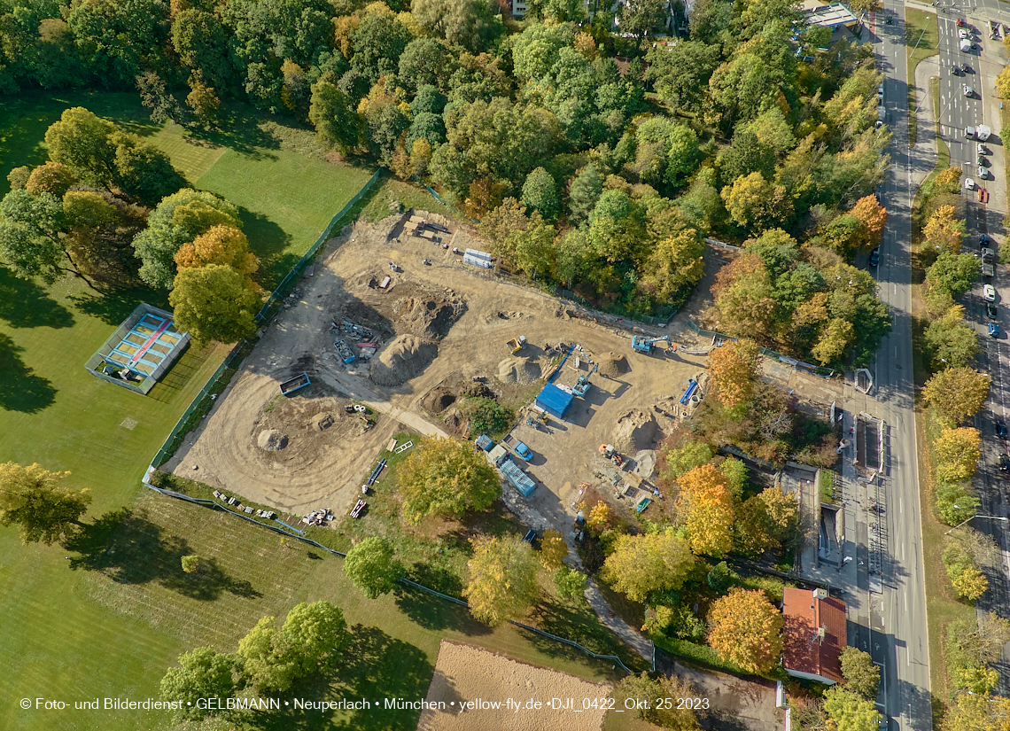 25.10.2023 - Baustelle Geothermie-Bohrung in Neuperlach und Berg am Laim