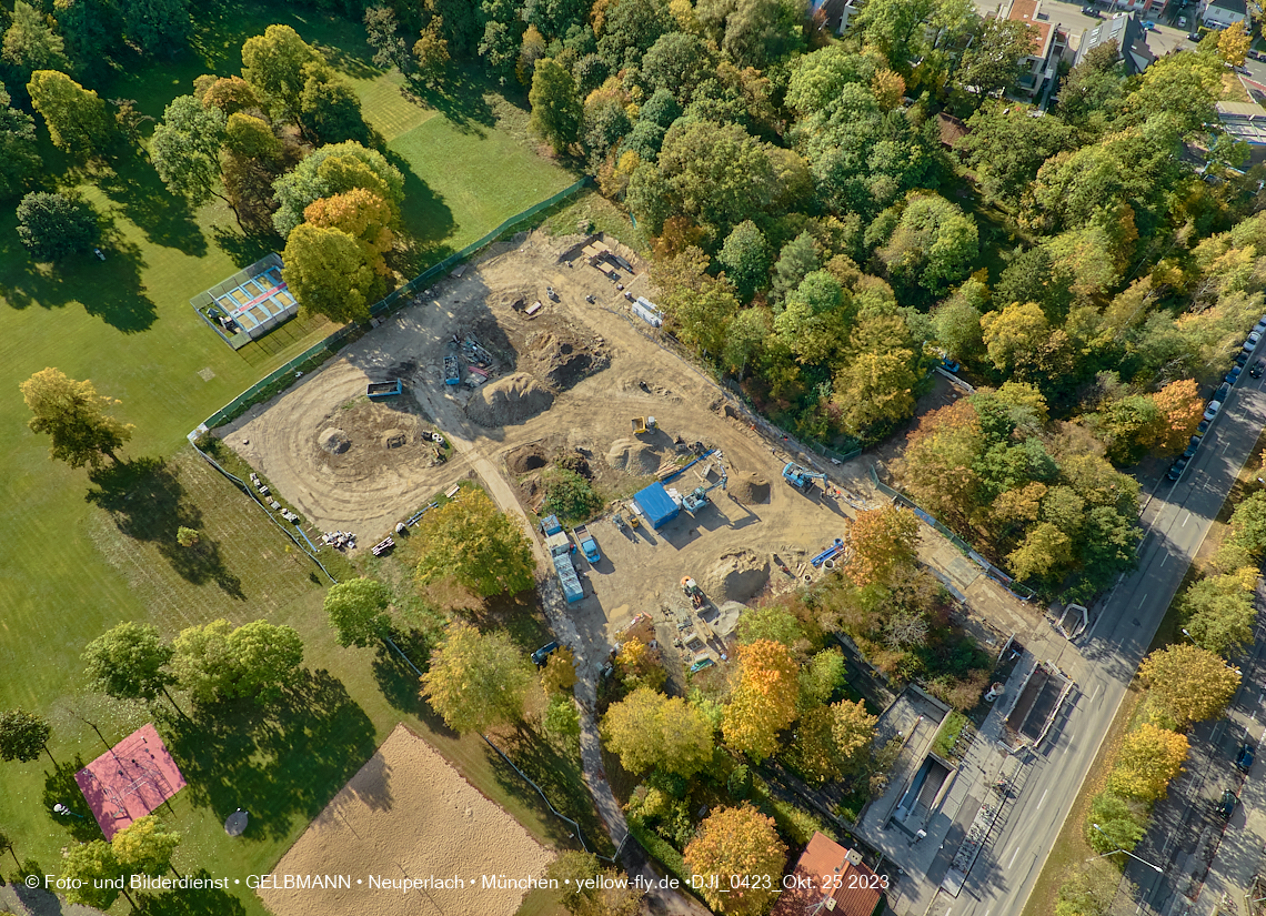 25.10.2023 - Baustelle Geothermie-Bohrung in Neuperlach und Berg am Laim