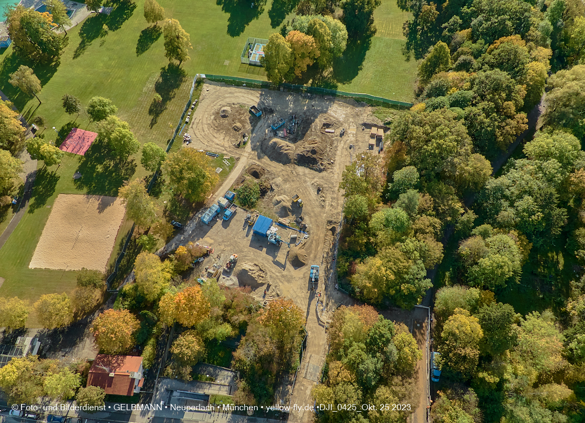 25.10.2023 - Baustelle Geothermie-Bohrung in Neuperlach und Berg am Laim
