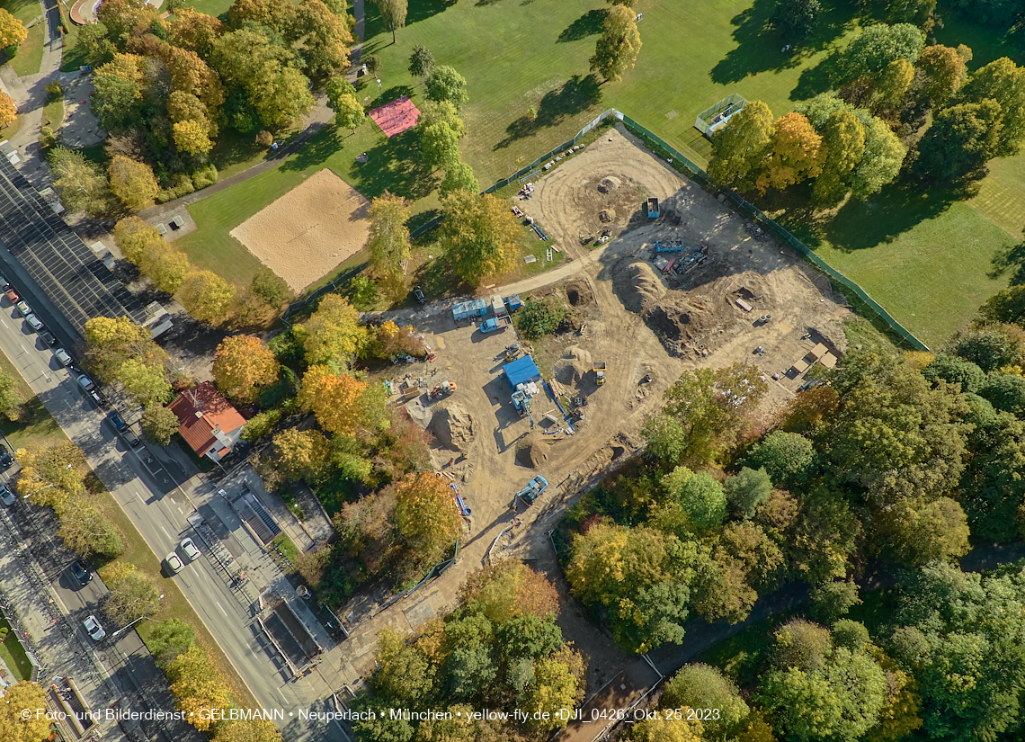 25.10.2023 - Baustelle Geothermie-Bohrung in Neuperlach und Berg am Laim