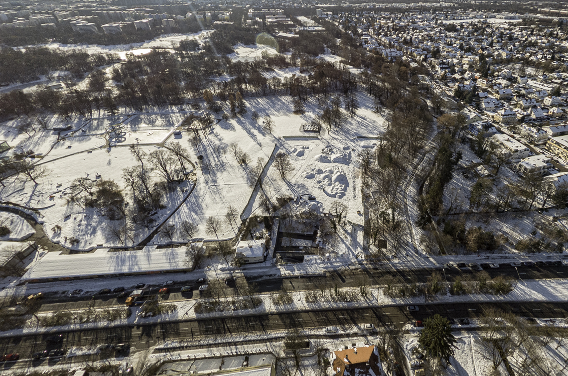 06.12.2021 - Geothermie Baustelle in Berg-am-Laim und Neuperlach