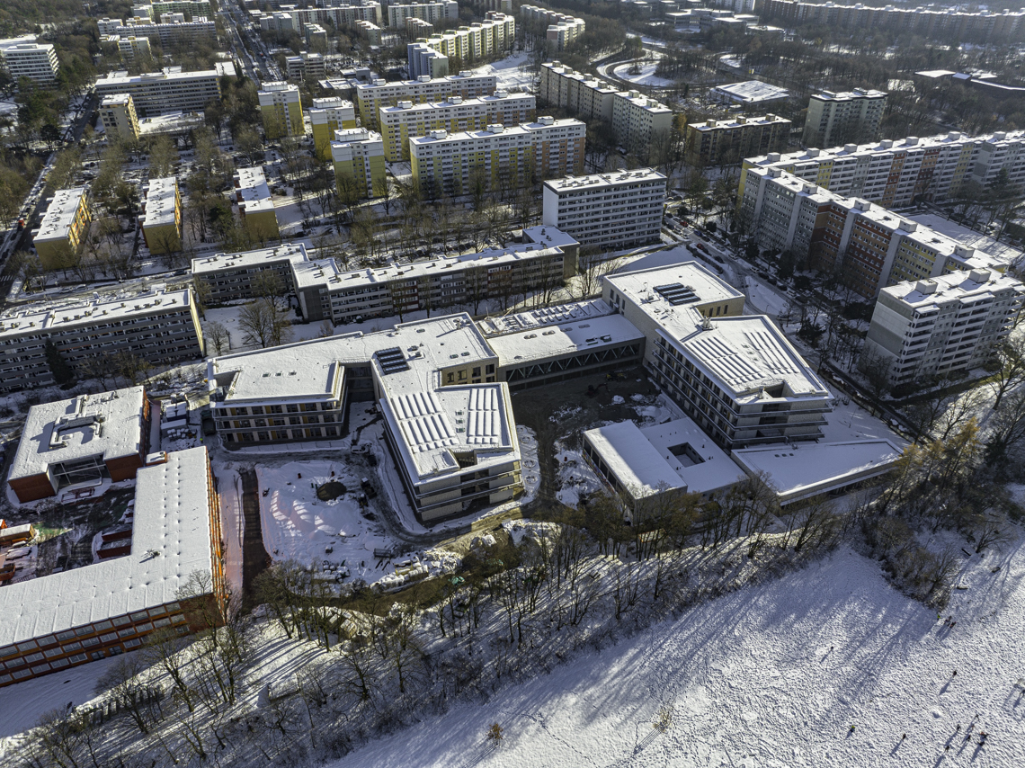 07.12.2021 - Baustelle Grundschule am Strehleranger und Neuperlach