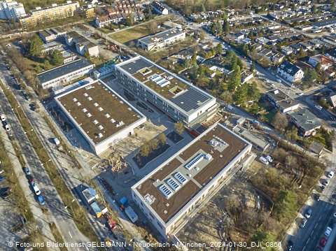 30.01.2024 - Baustelle zur Grundschule am Karl-Marx-Ring in Neuperlach