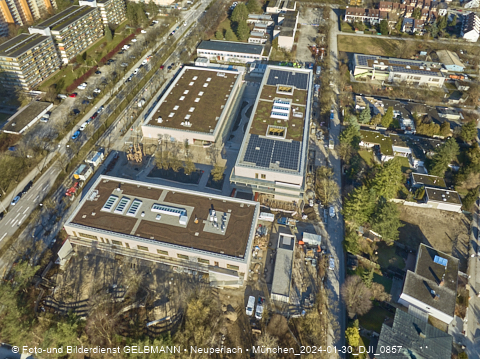30.01.2024 - Baustelle zur Grundschule am Karl-Marx-Ring in Neuperlach