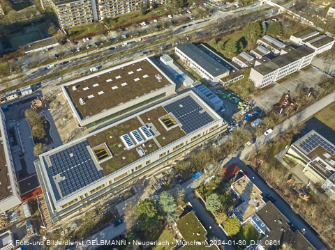 30.01.2024 - Baustelle zur Grundschule am Karl-Marx-Ring in Neuperlach