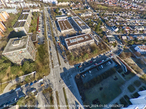 30.01.2024 - Baustelle zur Grundschule am Karl-Marx-Ring in Neuperlach