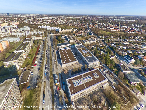 30.01.2024 - Baustelle zur Grundschule am Karl-Marx-Ring in Neuperlach
