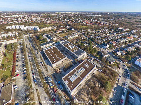30.01.2024 - Baustelle zur Grundschule am Karl-Marx-Ring in Neuperlach