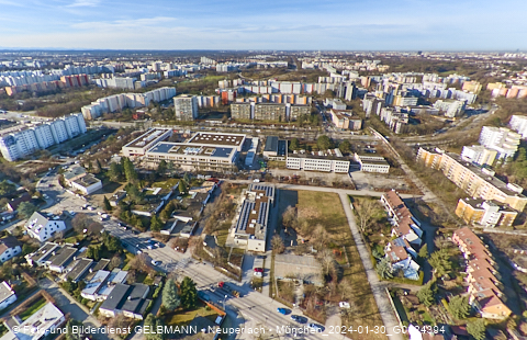 30.01.2024 - Baustelle zur Grundschule am Karl-Marx-Ring in Neuperlach