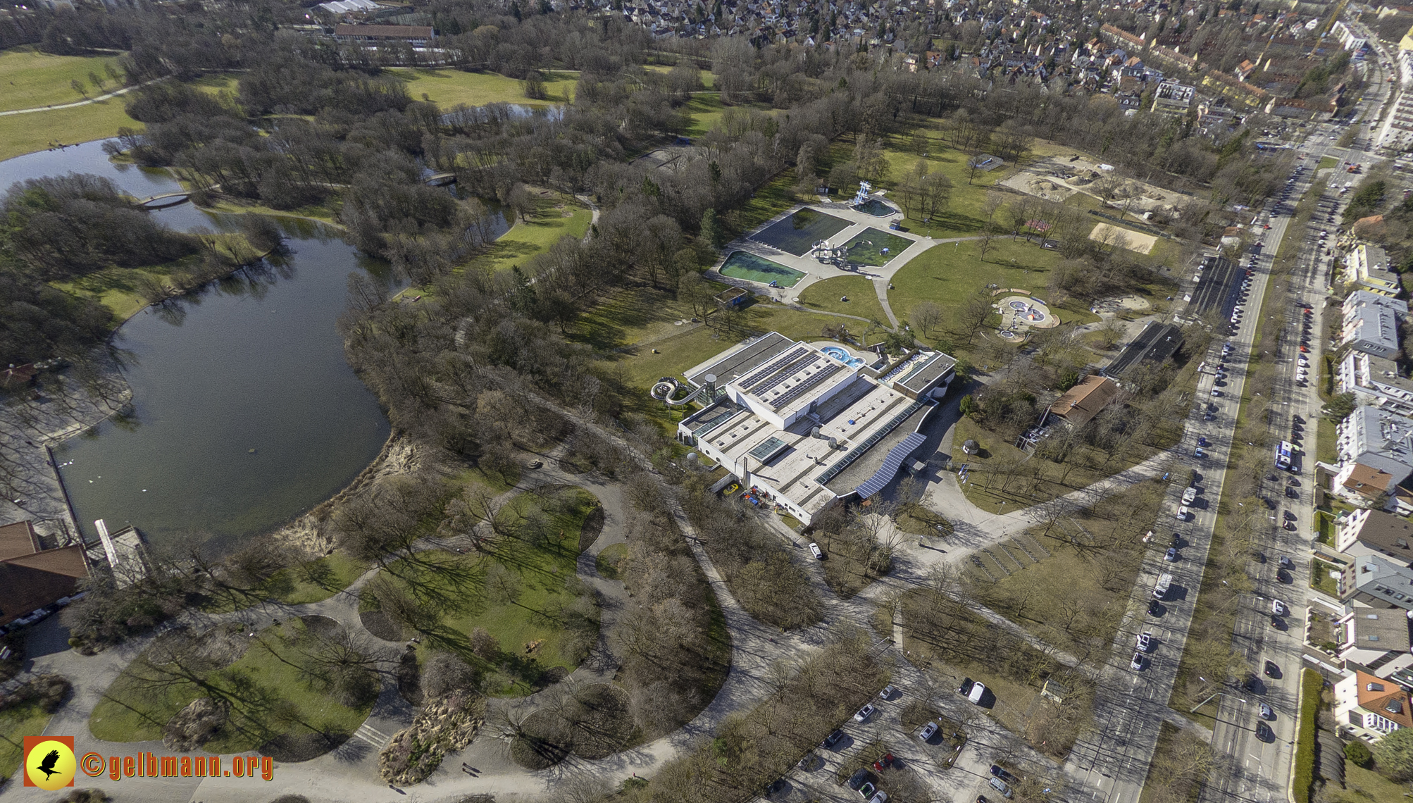 15.02.2024 - Der Ostpark und die Geothermie Baustelle in Berg am Laim und Neuperlach