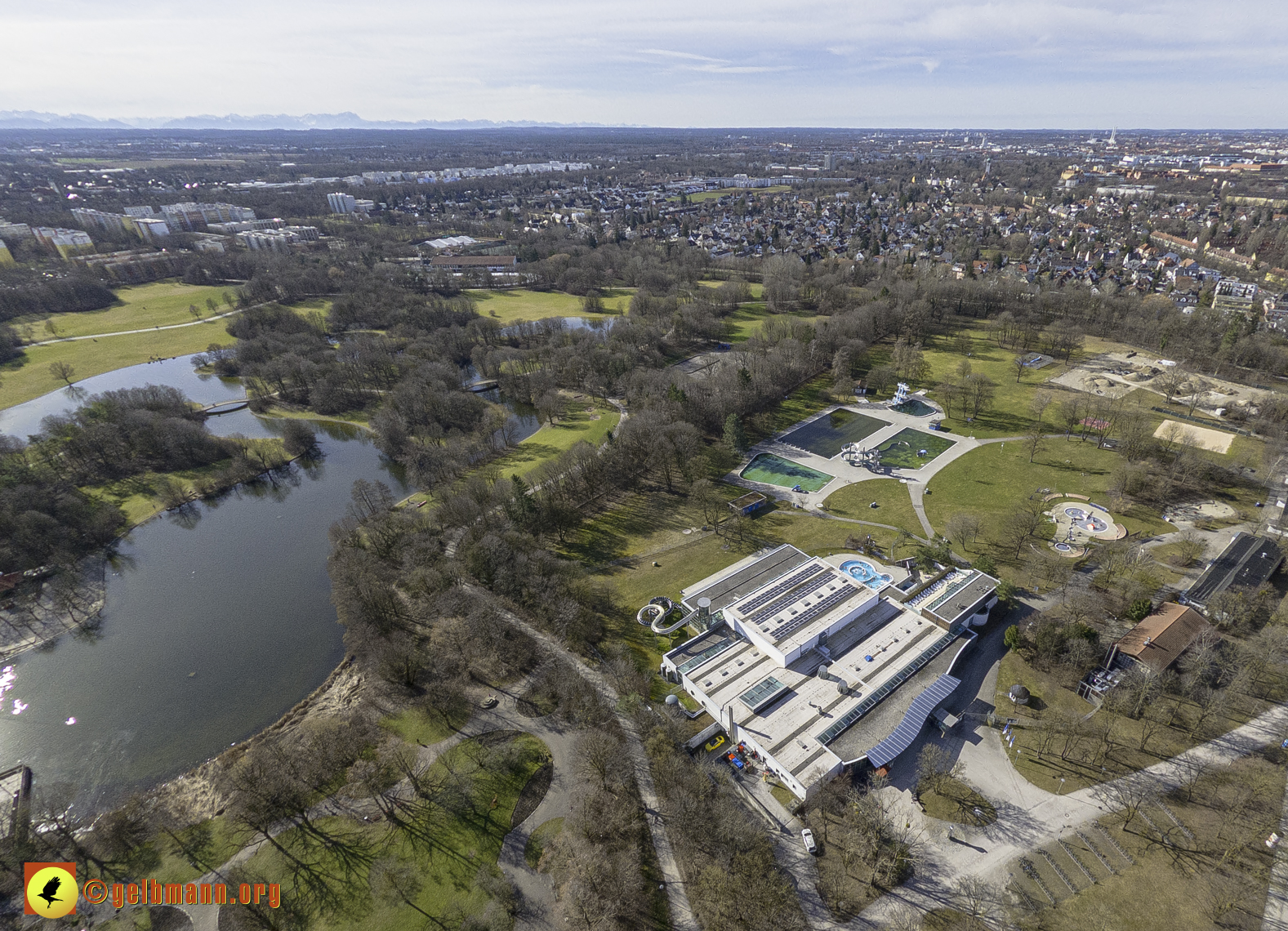 15.02.2024 - Der Ostpark und die Geothermie Baustelle in Berg am Laim und Neuperlach