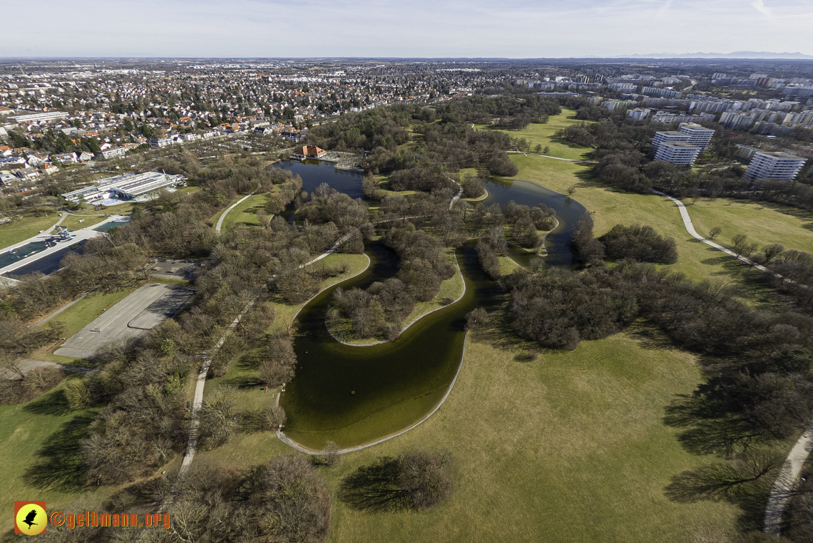 15.02.2024 - der Ostpark mit Umgebung in Neuperlach