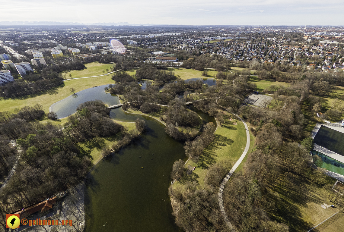 15.02.2024 - der Ostpark mit Umgebung in Neuperlach