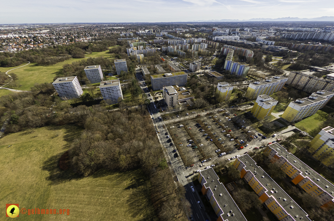 15.02.2024 - der Ostpark mit Umgebung in Neuperlach