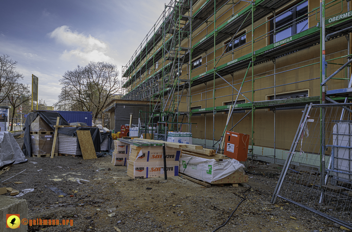 03.03.2024 - Baustelle Haus für Kinder in Neuperlach