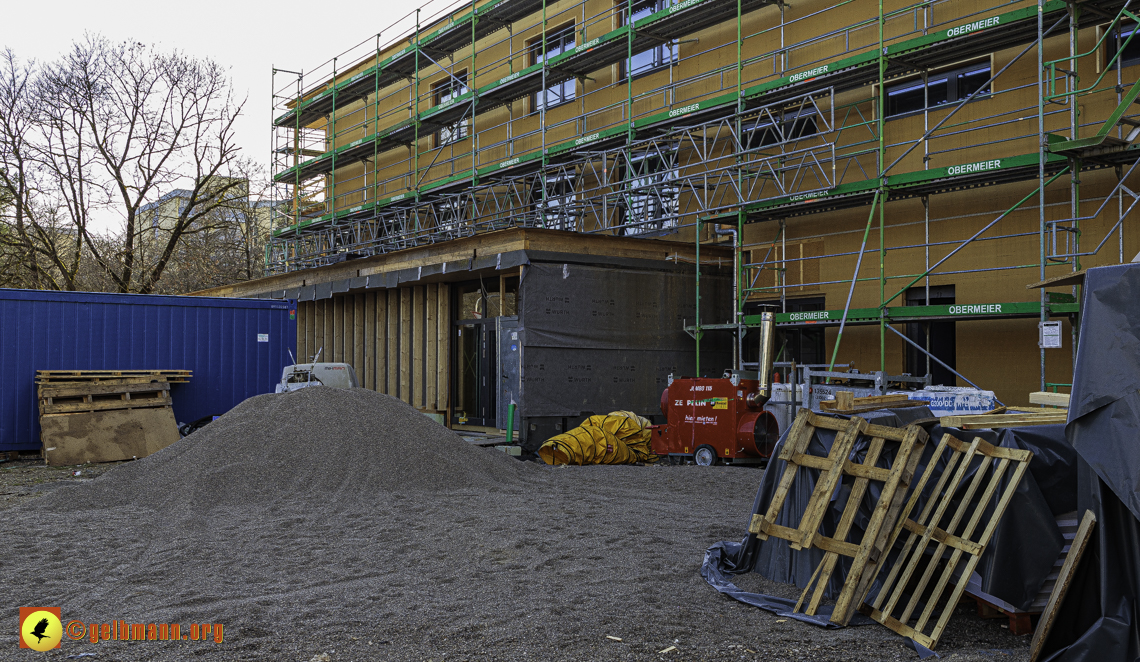 03.03.2024 - Baustelle Haus für Kinder in Neuperlach