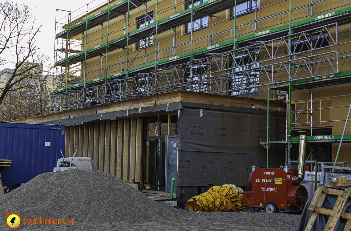 03.03.2024 - Baustelle Haus für Kinder in Neuperlach