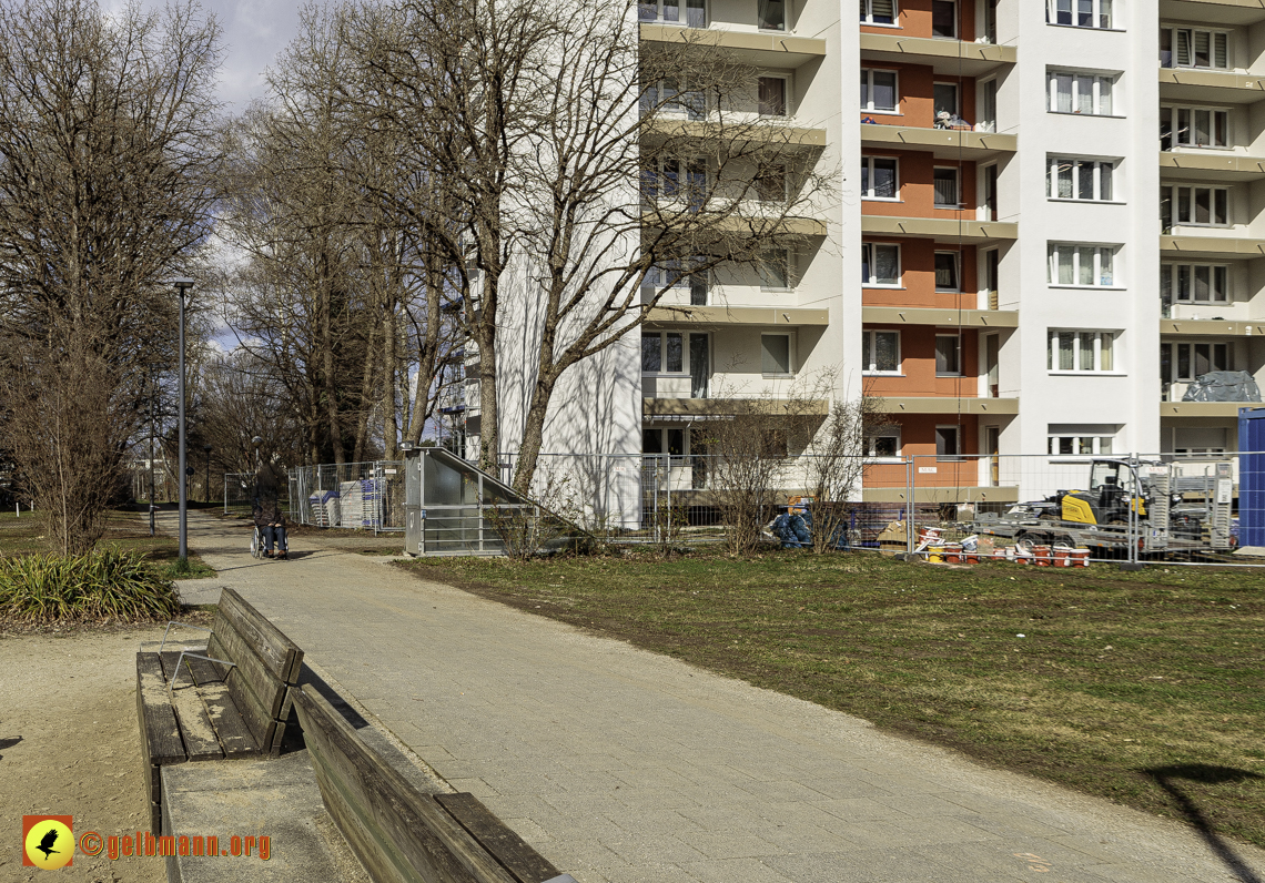 15.03.2024 - Gerüstabbau am Karl-Marx-Ring 11-21