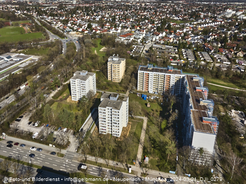 20.03.2024 - Baustelle Karl-Marx-Ring 11-21 in Neuperlach