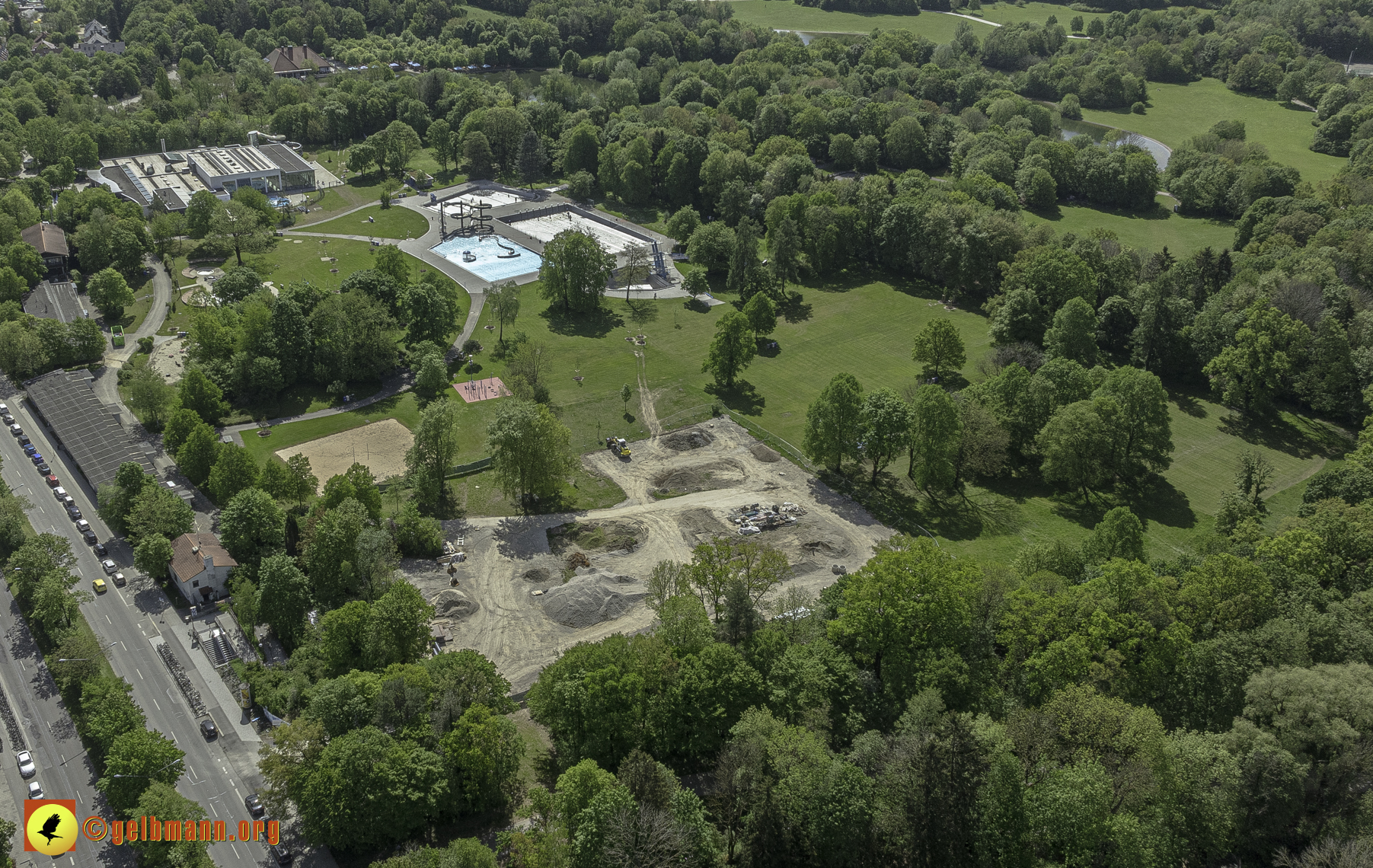30.04.2024 - Der Ostpark und die Geothermie Baustelle in Berg am Laim und Neuperlach