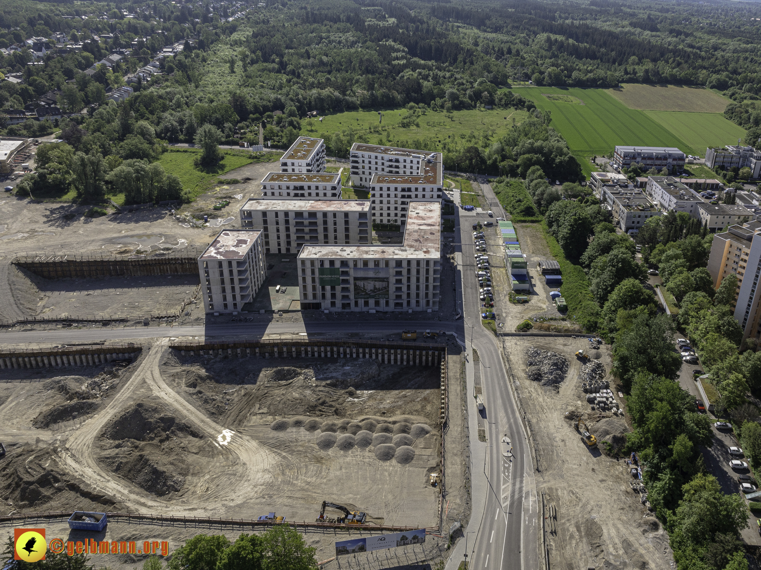 14.05.2024 - DEMOS Baustelle in Neuperlach das Alexisquartier und Pandion Verde 14.05.2024 - DEMOS Baustelle in Neuperlach das Alexisquartier und Pandion Verde
