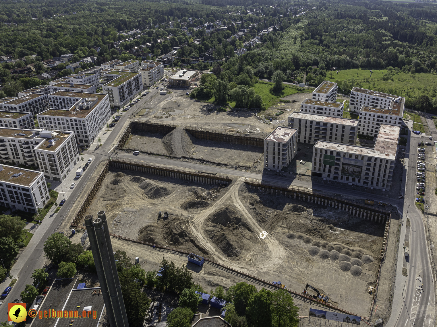 14.05.2024 - DEMOS Baustelle in Neuperlach das Alexisquartier und Pandion Verde 14.05.2024 - DEMOS Baustelle in Neuperlach das Alexisquartier und Pandion Verde