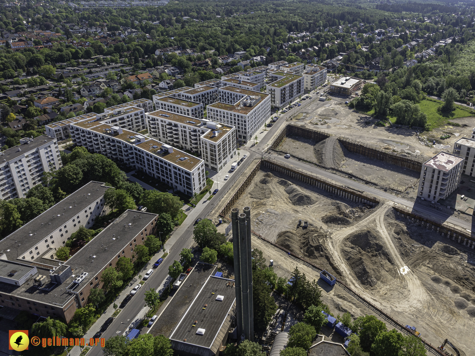14.05.2024 - DEMOS Baustelle in Neuperlach das Alexisquartier und Pandion Verde 14.05.2024 - DEMOS Baustelle in Neuperlach das Alexisquartier und Pandion Verde