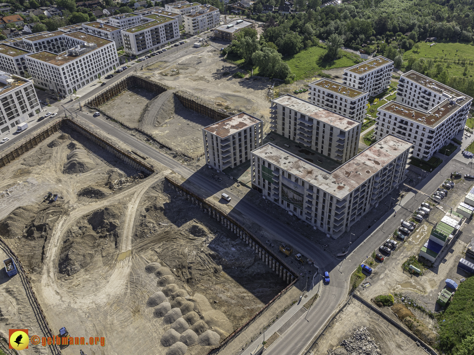 14.05.2024 - DEMOS Baustelle in Neuperlach das Alexisquartier und Pandion Verde 14.05.2024 - DEMOS Baustelle in Neuperlach das Alexisquartier und Pandion Verde