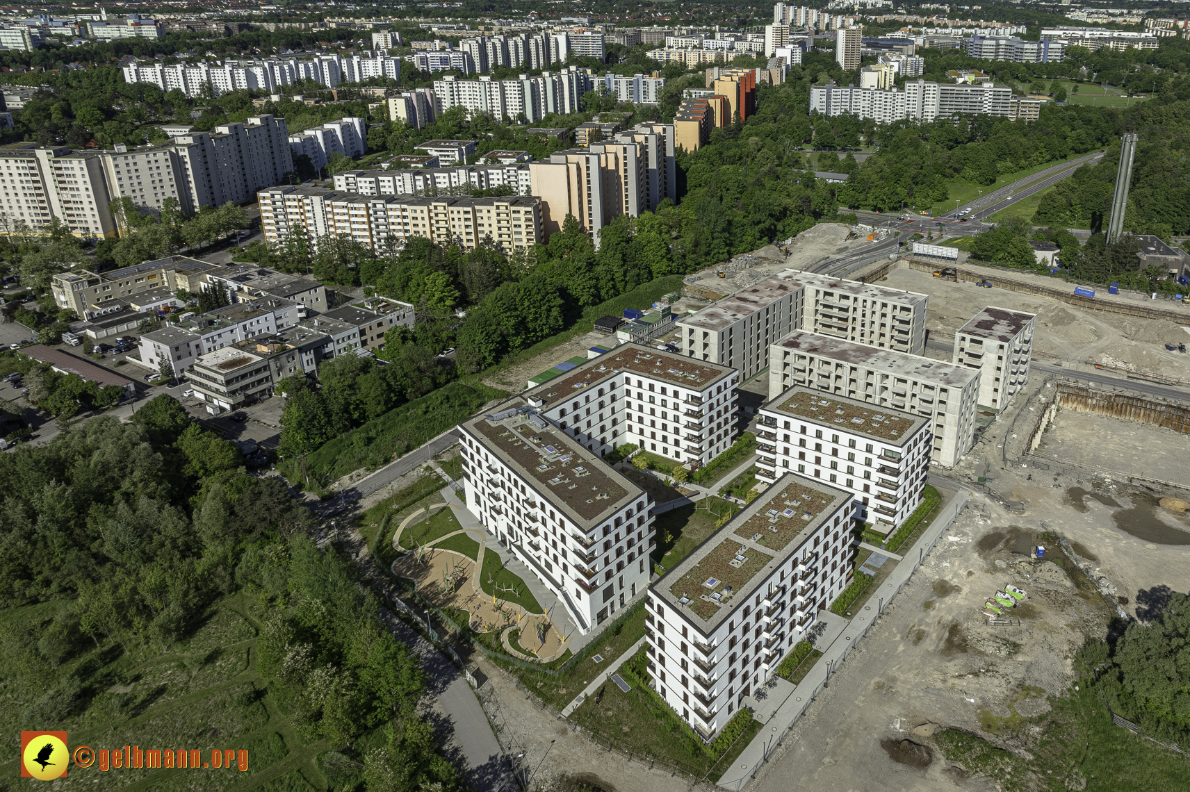 14.05.2024 - DEMOS Baustelle in Neuperlach das Alexisquartier und Pandion Verde 14.05.2024 - DEMOS Baustelle in Neuperlach das Alexisquartier und Pandion Verde