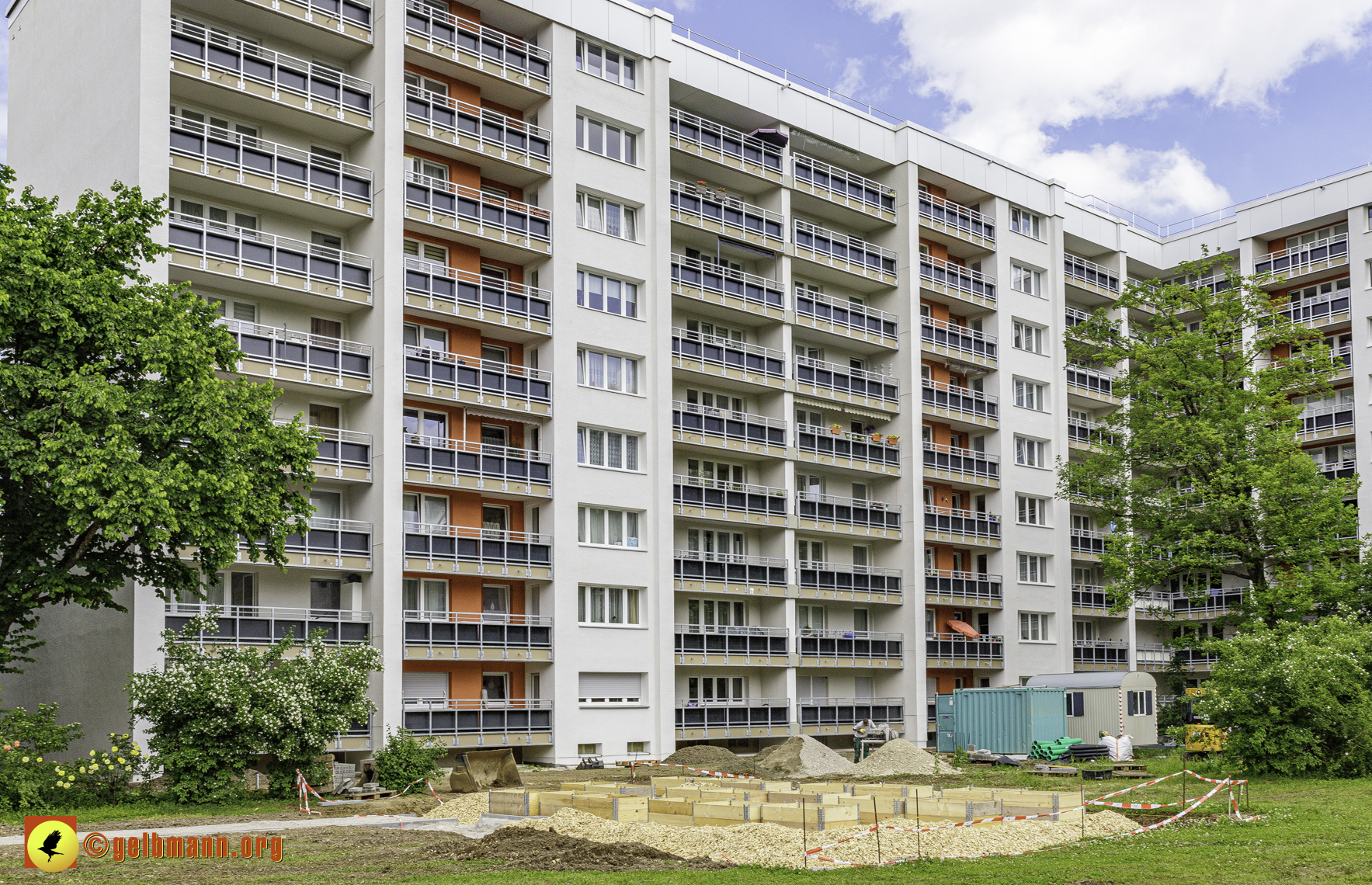 23.05.2024 - GEWOFAG-Sanierung am Karl-Marx-Ring 11-21