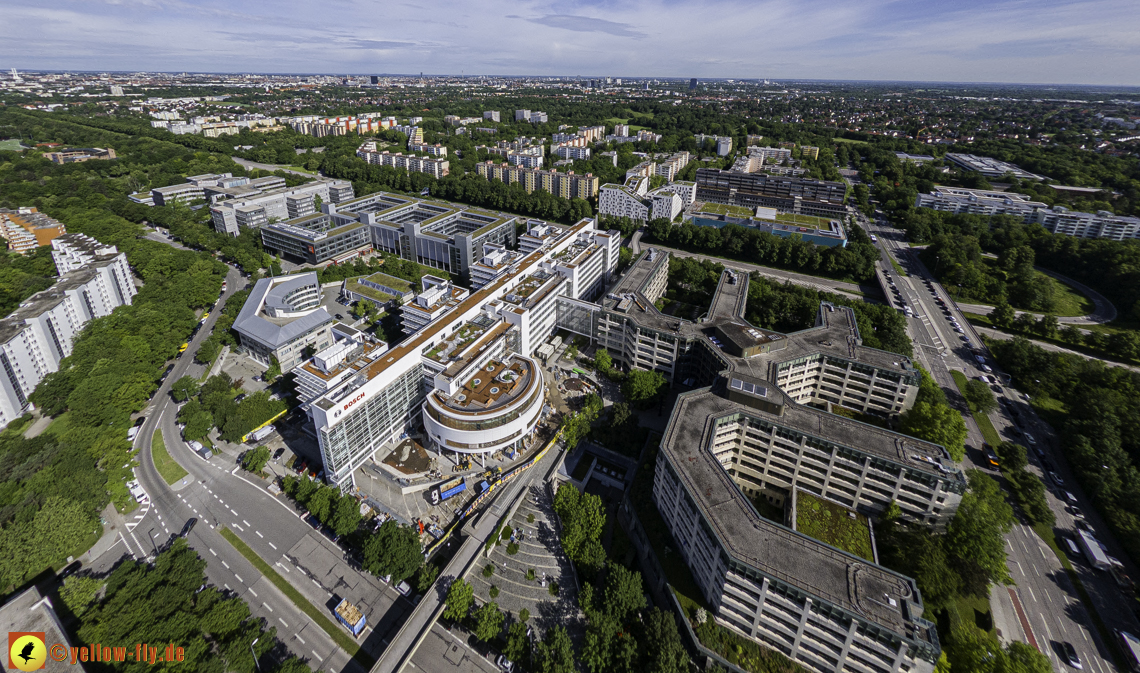 30.05.2024 - das ehemalige Allianzbürohaus ist jetzt BOSCH in Neuperlach und Umgebung
