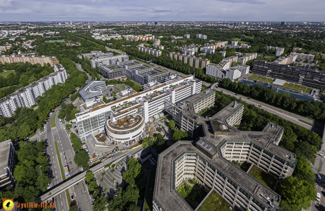 30.05.2024 - das ehemalige Allianzbürohaus ist jetzt BOSCH in Neuperlach und Umgebung