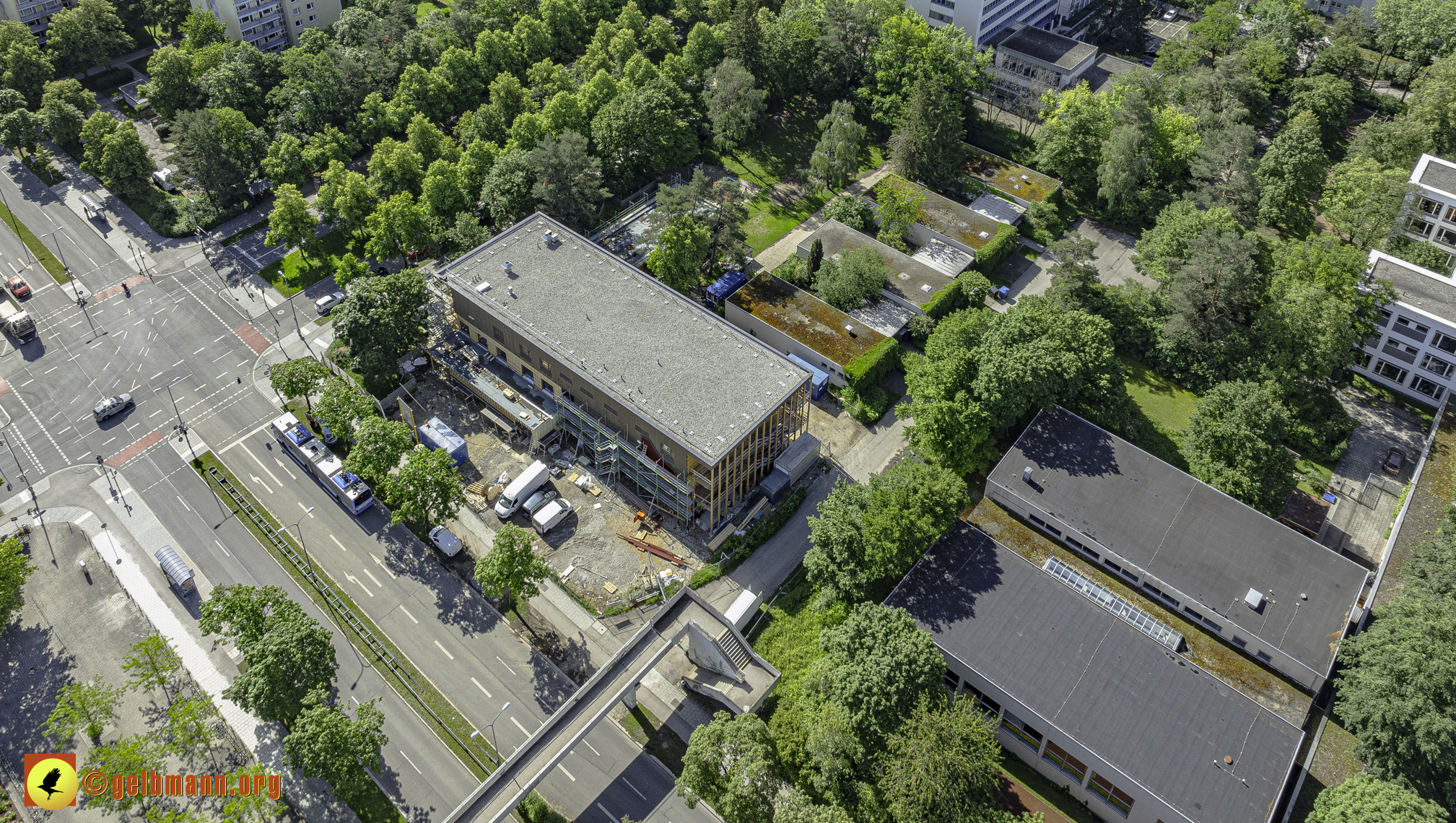 30.05.2024 - Luftbilder vom Haus für Kinder in Neuperlach