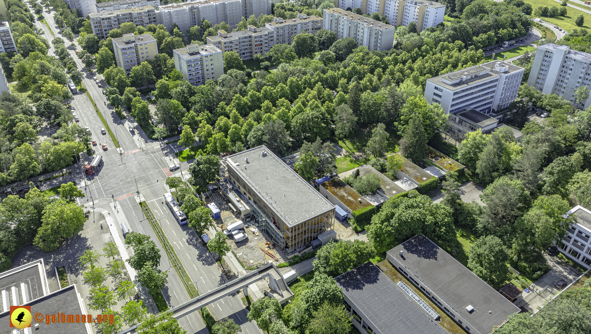 30.05.2024 - Luftbilder vom Haus für Kinder in Neuperlach
