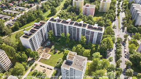 30.05.2024 - Baustelle Karl-Marx-Ring 11-21 in Neuperlach