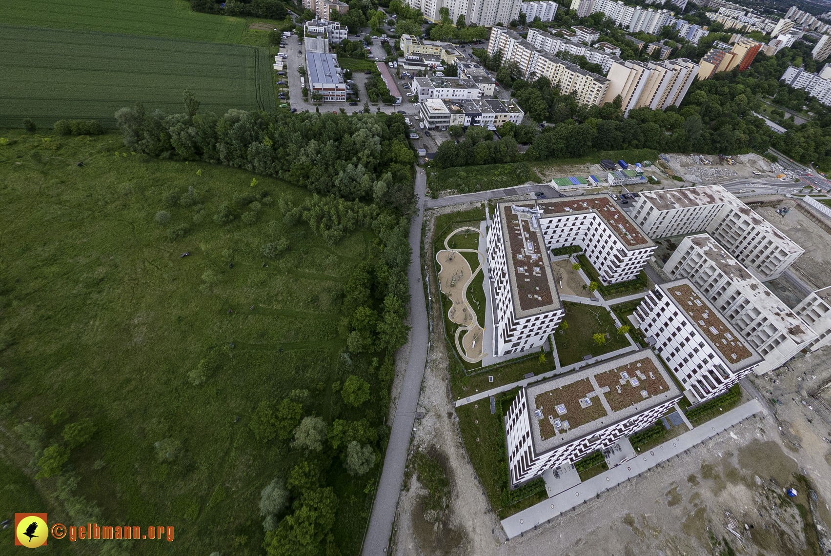 06.06.2024 - Luftbilder der Baustelle Alexisquartier und Pandion Verde in Neuperlach 06.06.2024 - Luftbilder der Baustelle Alexisquartier und Pandion Verde in Neuperlach