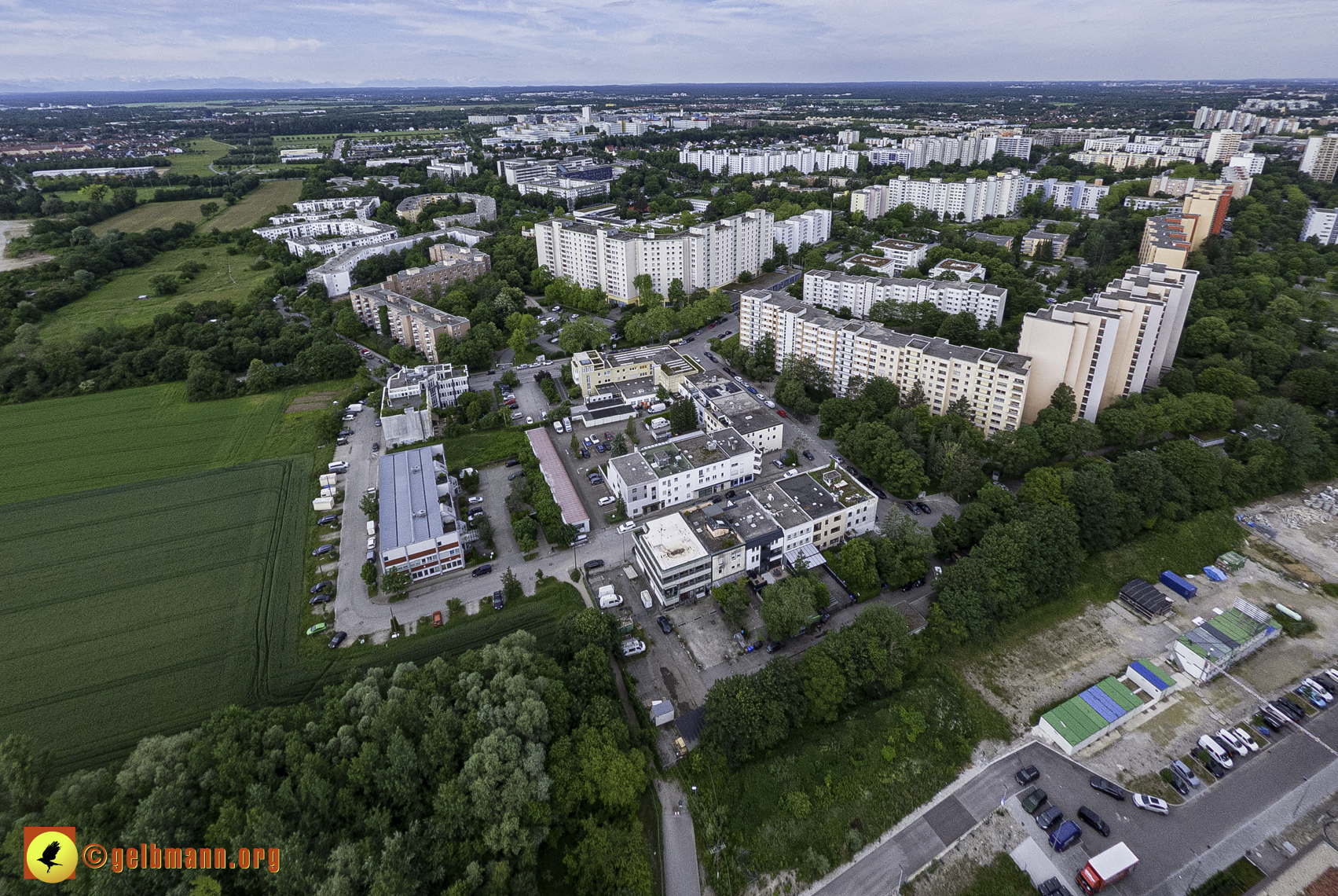 06.06.2024 - Luftbilder der Baustelle Alexisquartier und Pandion Verde in Neuperlach 06.06.2024 - Luftbilder der Baustelle Alexisquartier und Pandion Verde in Neuperlach
