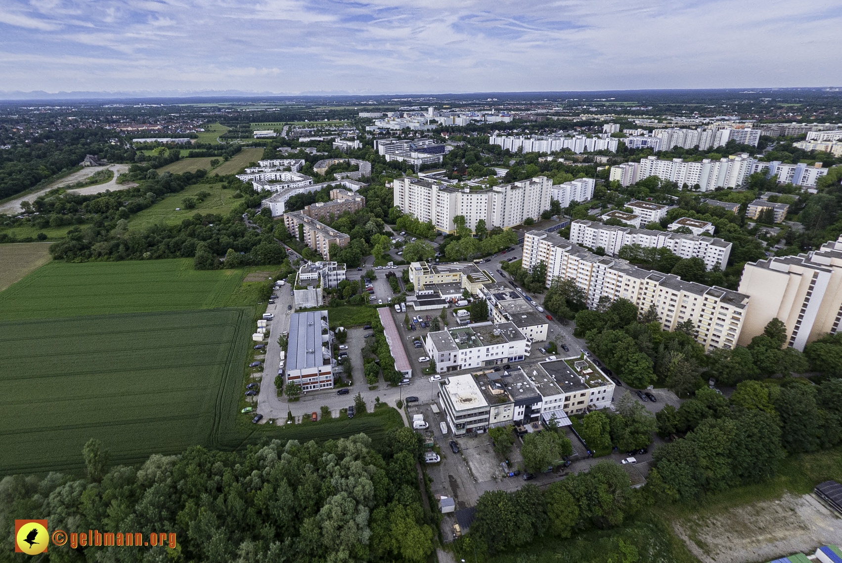 06.06.2024 - Luftbilder der Baustelle Alexisquartier und Pandion Verde in Neuperlach 06.06.2024 - Luftbilder der Baustelle Alexisquartier und Pandion Verde in Neuperlach