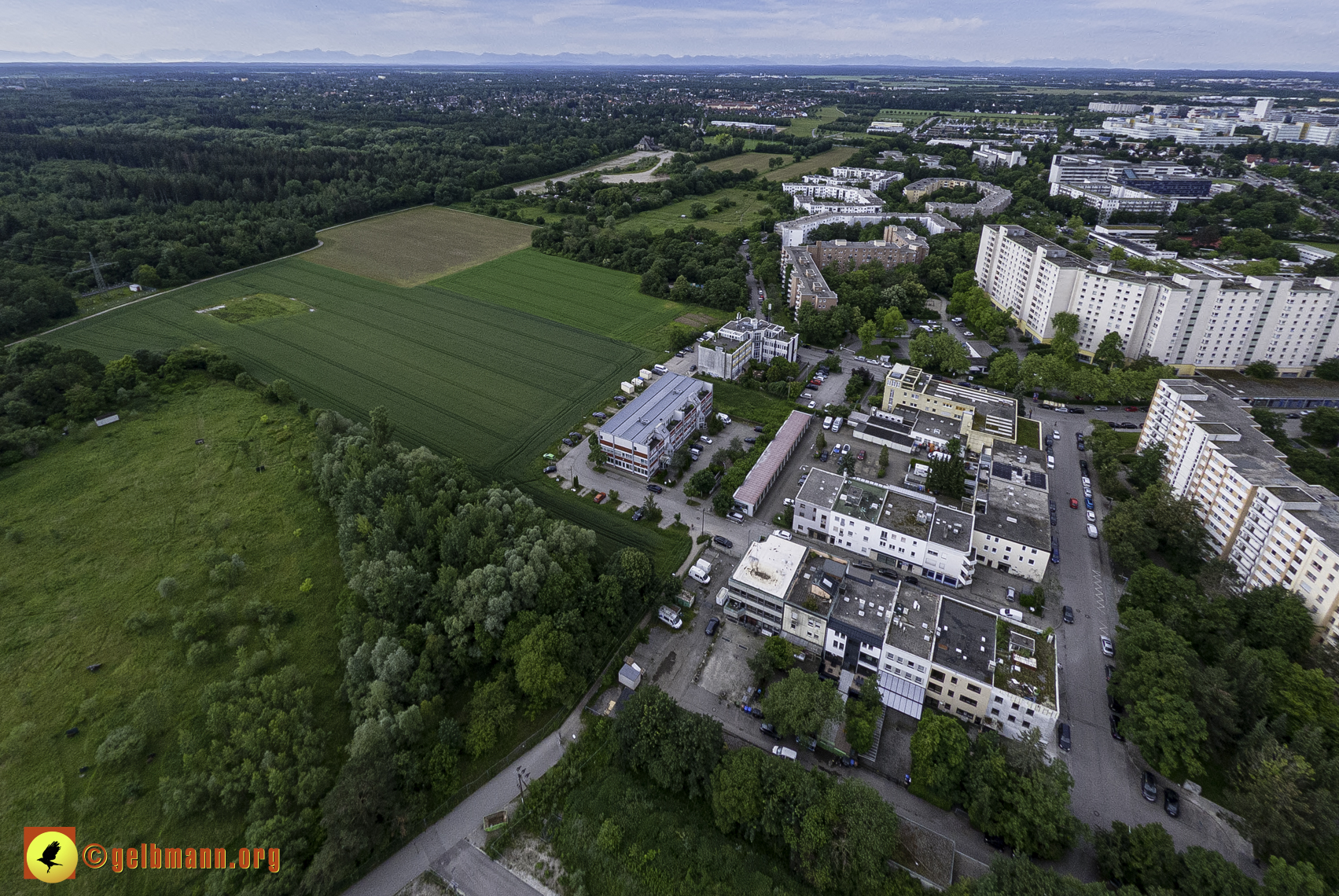 06.06.2024 - Luftbilder der Baustelle Alexisquartier und Pandion Verde in Neuperlach 06.06.2024 - Luftbilder der Baustelle Alexisquartier und Pandion Verde in Neuperlach