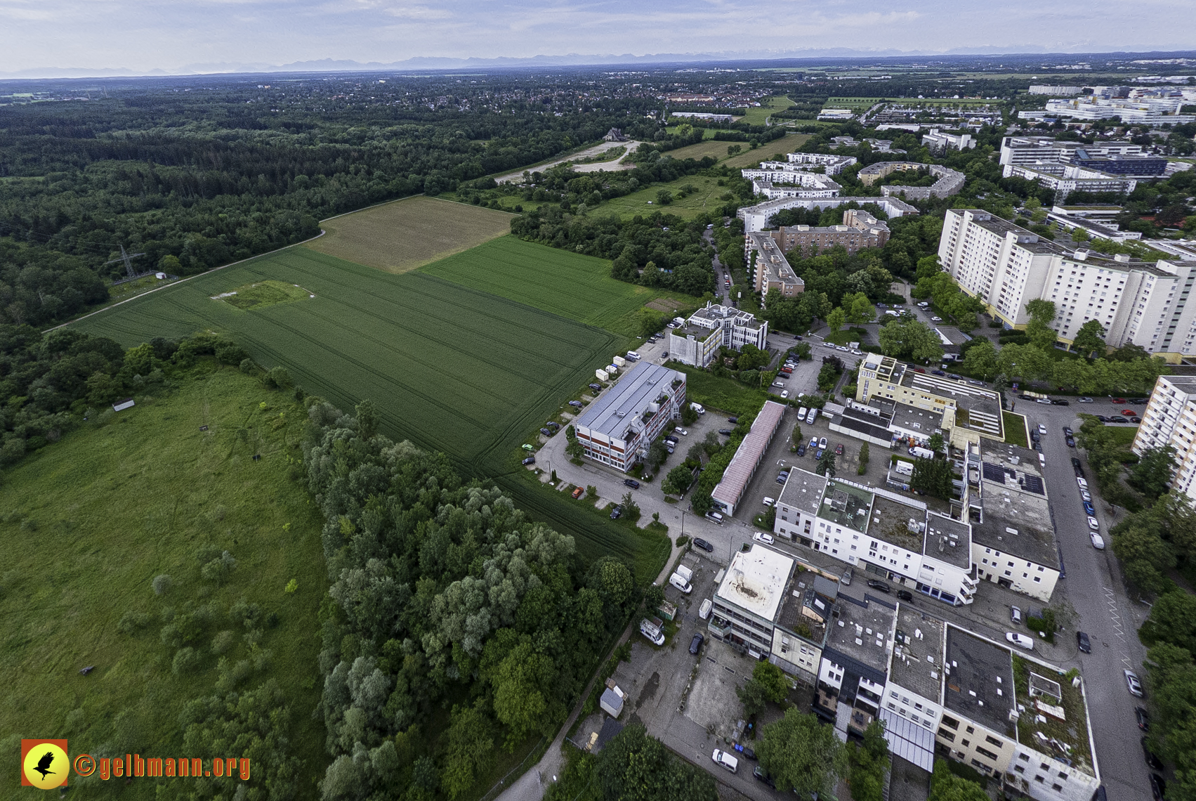 06.06.2024 - Luftbilder der Baustelle Alexisquartier und Pandion Verde in Neuperlach 06.06.2024 - Luftbilder der Baustelle Alexisquartier und Pandion Verde in Neuperlach
