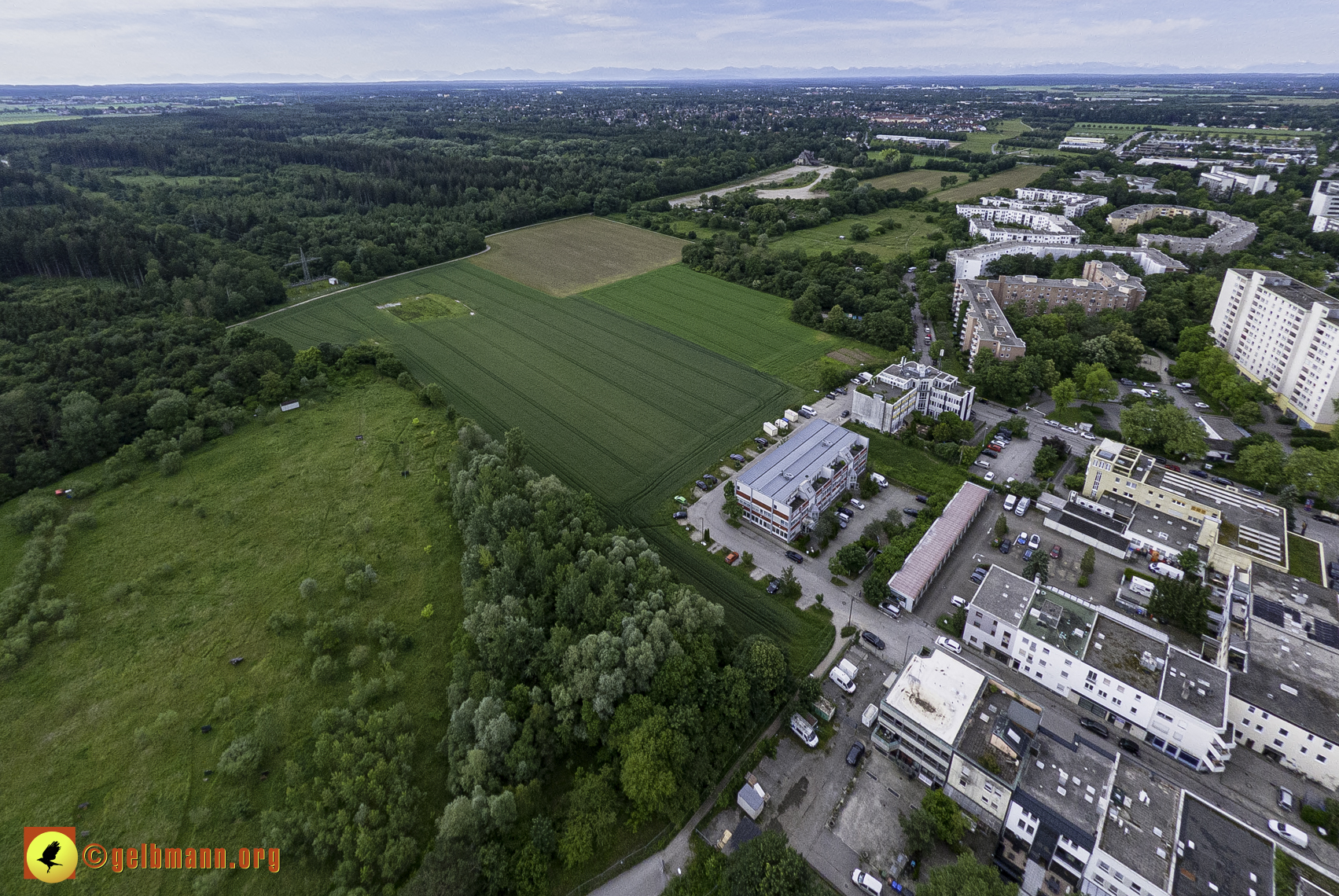 06.06.2024 - Luftbilder der Baustelle Alexisquartier und Pandion Verde in Neuperlach 06.06.2024 - Luftbilder der Baustelle Alexisquartier und Pandion Verde in Neuperlach