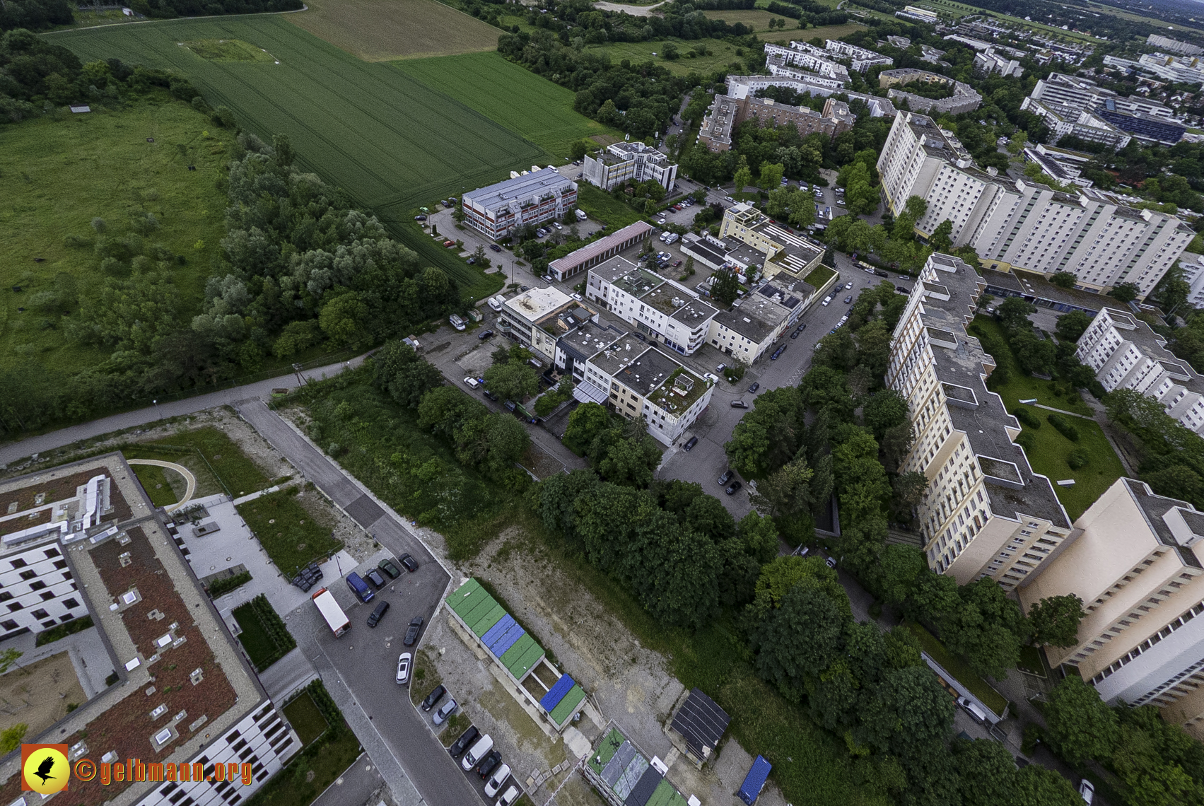 06.06.2024 - Luftbilder der Baustelle Alexisquartier und Pandion Verde in Neuperlach 06.06.2024 - Luftbilder der Baustelle Alexisquartier und Pandion Verde in Neuperlach