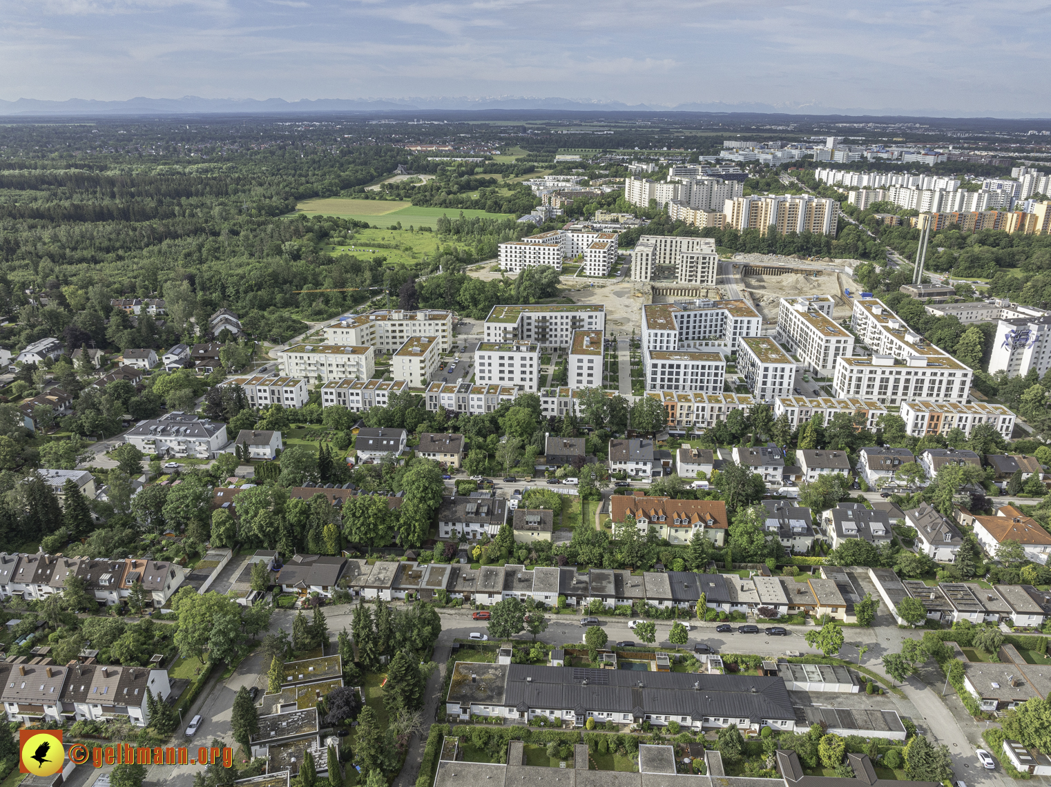 06.06.2024 - Baustelle Alexisquartier und PAndion Verde in Neuperlach 06.06.2024 - Baustelle Alexisquartier und PAndion Verde in Neuperlach