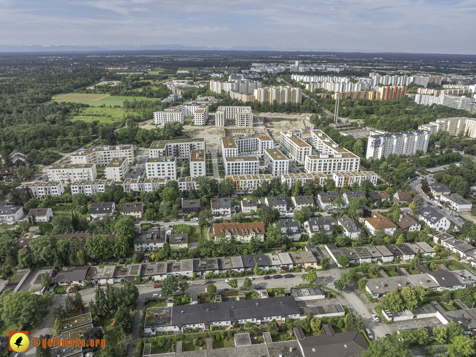06.06.2024 - Baustelle Alexisquartier und PAndion Verde in Neuperlach 06.06.2024 - Baustelle Alexisquartier und PAndion Verde in Neuperlach