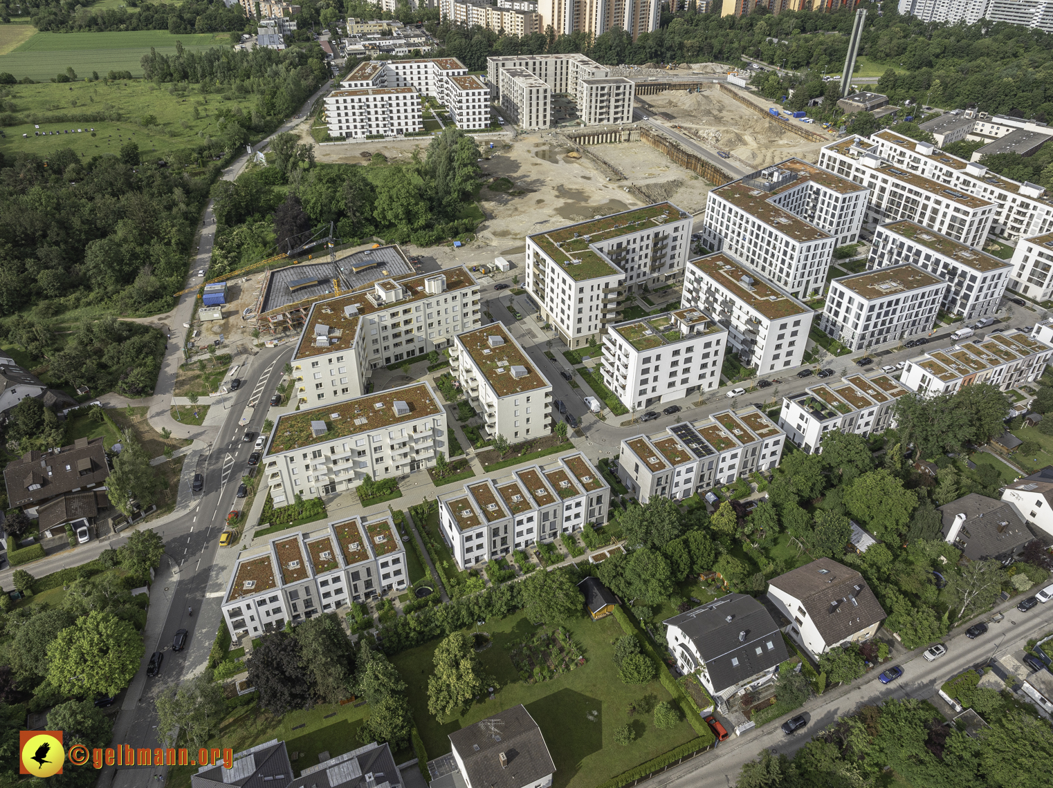 06.06.2024 - Baustelle Alexisquartier und PAndion Verde in Neuperlach 06.06.2024 - Baustelle Alexisquartier und PAndion Verde in Neuperlach