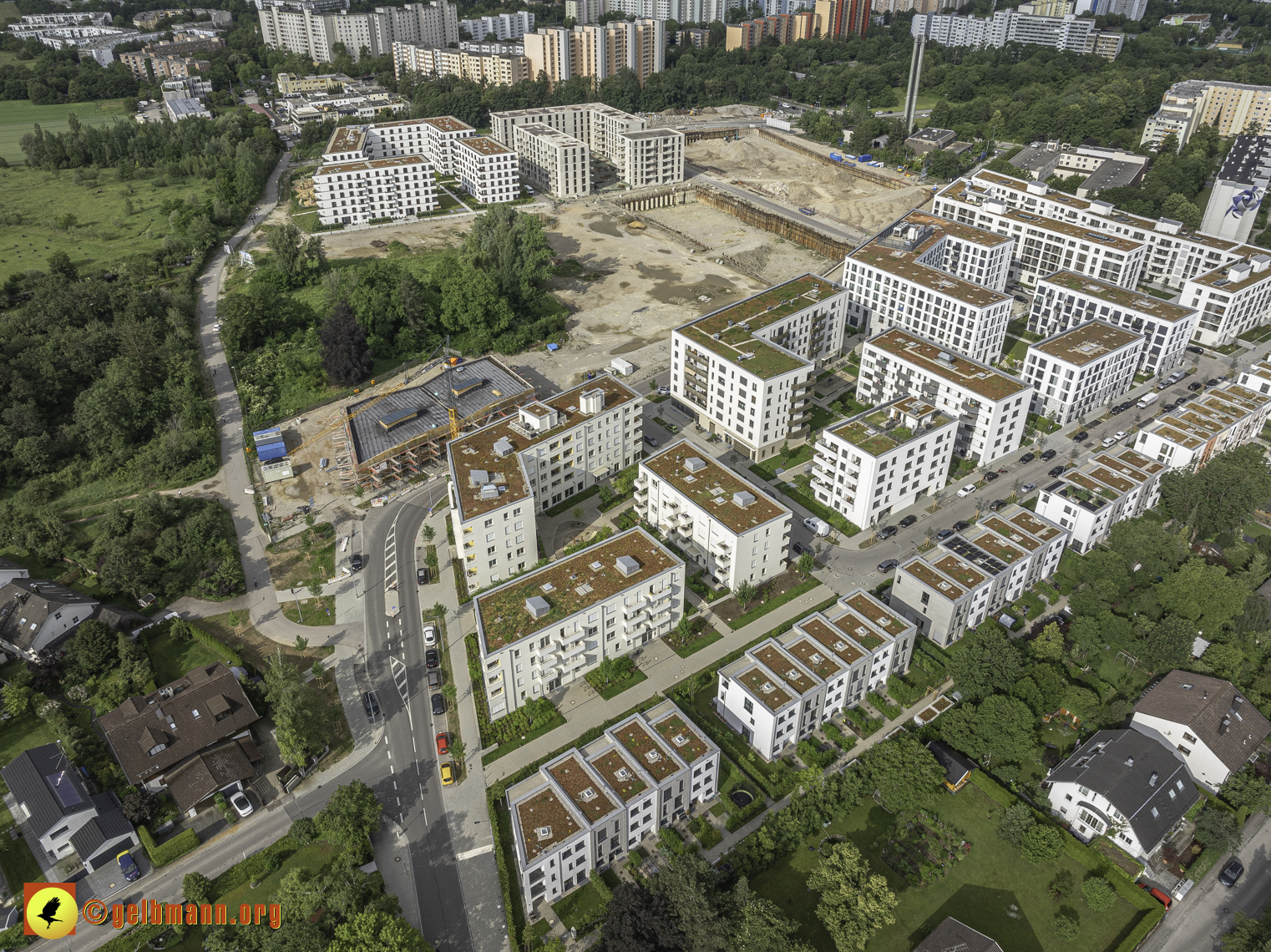 06.06.2024 - Baustelle Alexisquartier und PAndion Verde in Neuperlach 06.06.2024 - Baustelle Alexisquartier und PAndion Verde in Neuperlach