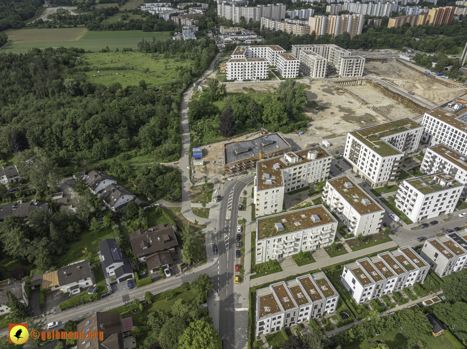 06.06.2024 - Baustelle Alexisquartier und PAndion Verde in Neuperlach 06.06.2024 - Baustelle Alexisquartier und PAndion Verde in Neuperlach