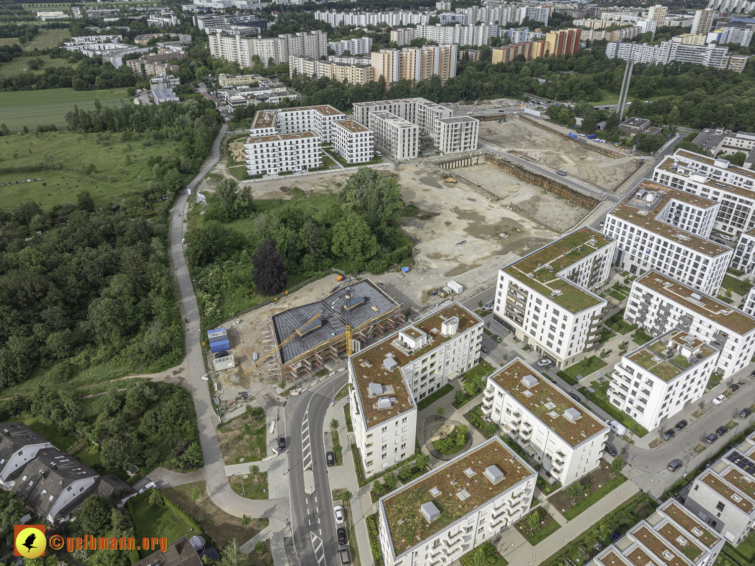 06.06.2024 - Baustelle Alexisquartier und PAndion Verde in Neuperlach 06.06.2024 - Baustelle Alexisquartier und PAndion Verde in Neuperlach