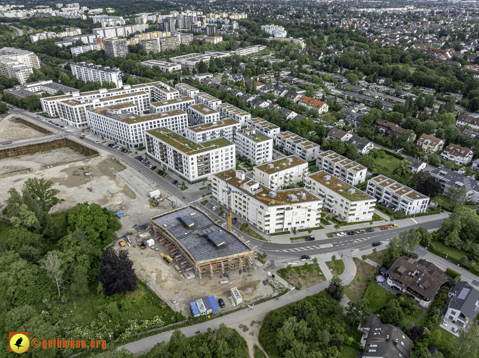 06.06.2024 - Baustelle Alexisquartier und PAndion Verde in Neuperlach 06.06.2024 - Baustelle Alexisquartier und PAndion Verde in Neuperlach