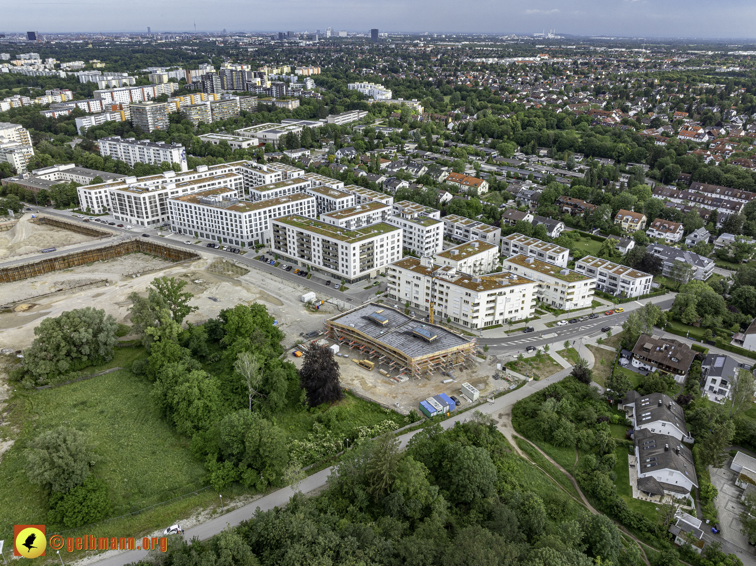 06.06.2024 - Baustelle Alexisquartier und PAndion Verde in Neuperlach 06.06.2024 - Baustelle Alexisquartier und PAndion Verde in Neuperlach